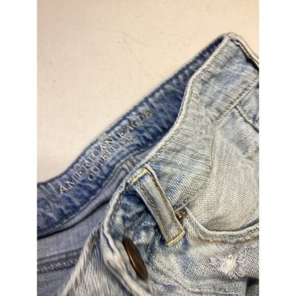 Acubi mermaidcore fairycore American EagleShorts Light Wash Distressed Size 2 - Picture 7 of 7